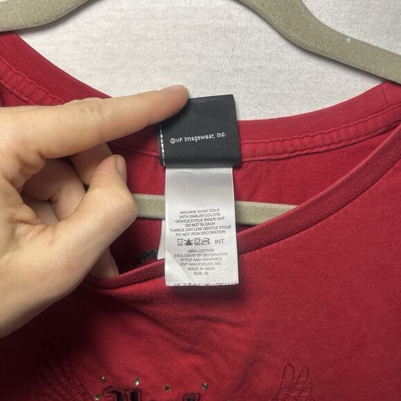 Vintage Harley-Davidson Shirt Biker Central Grand Island NE Women’s Size XL - Picture 4 of 9